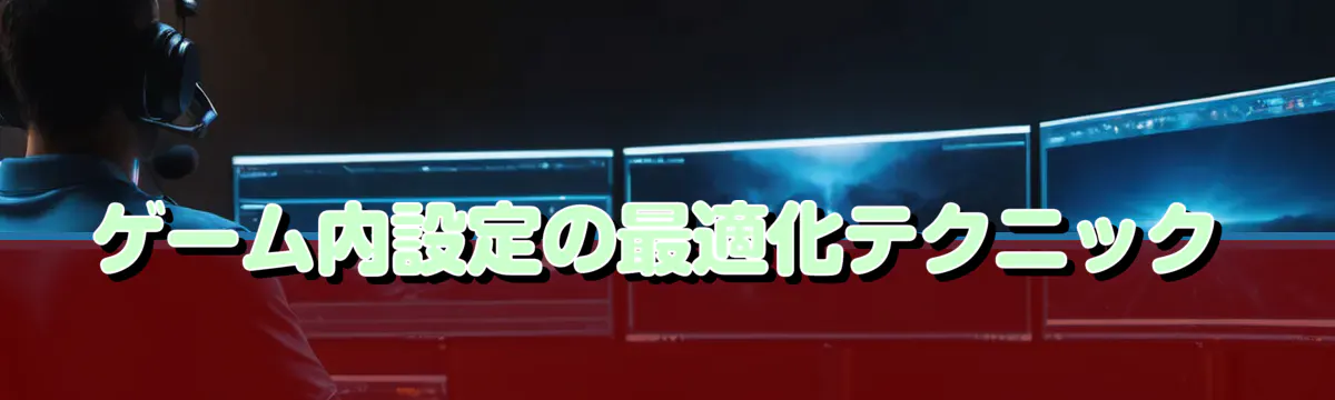 ゲーム内設定の最適化テクニック