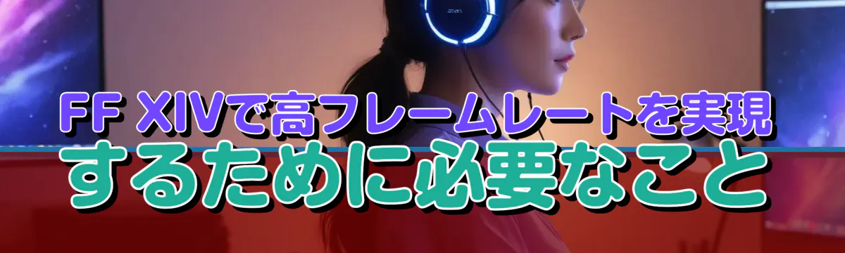 FF XIVで高フレームレートを実現するために必要なこと