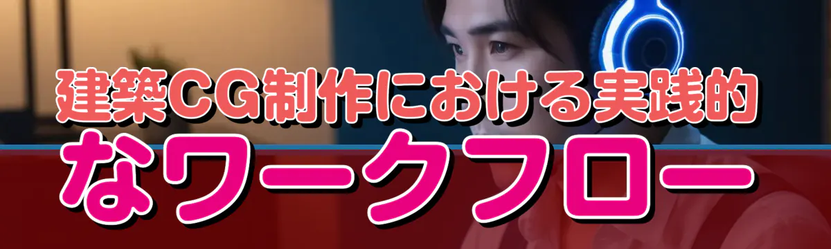 建築CG制作における実践的なワークフロー