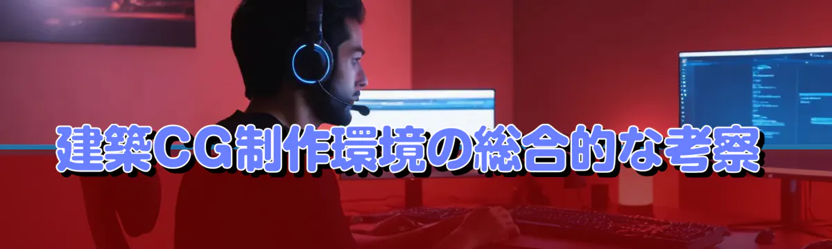 建築CG制作環境の総合的な考察