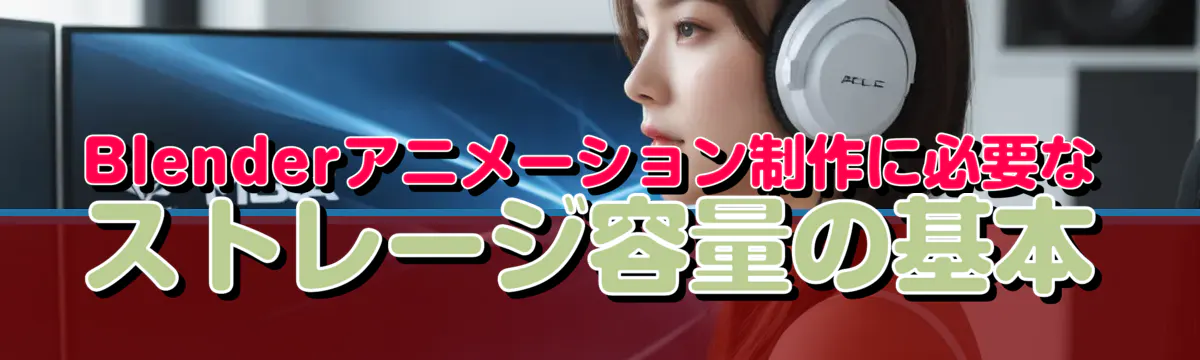 Blenderアニメーション制作に必要なストレージ容量の基本