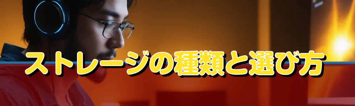 ストレージの種類と選び方