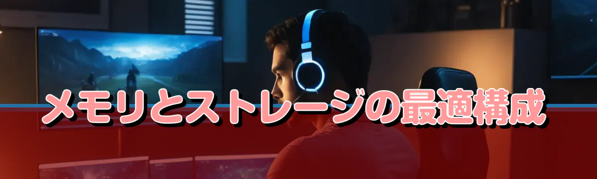 メモリとストレージの最適構成