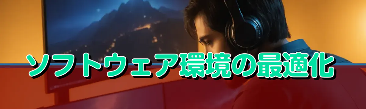 ソフトウェア環境の最適化