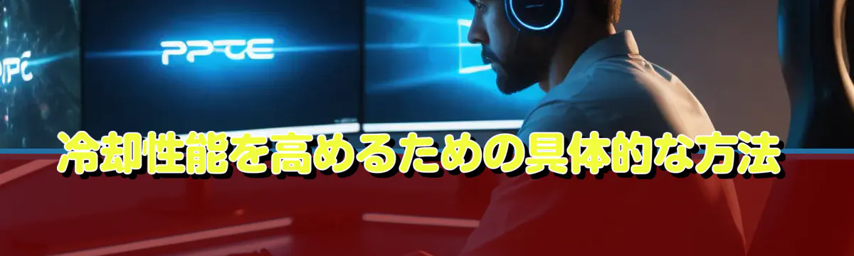 冷却性能を高めるための具体的な方法