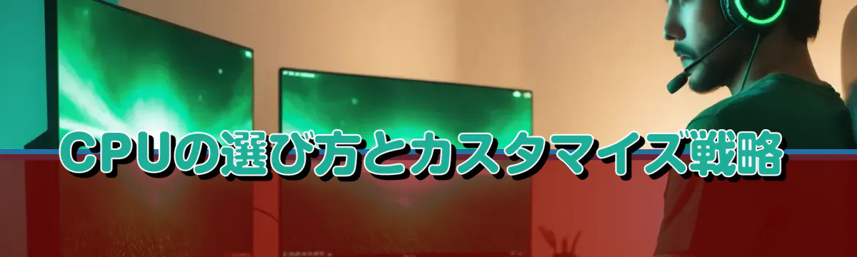 CPUの選び方とカスタマイズ戦略