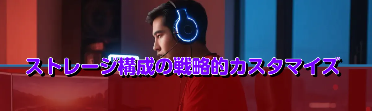 ストレージ構成の戦略的カスタマイズ