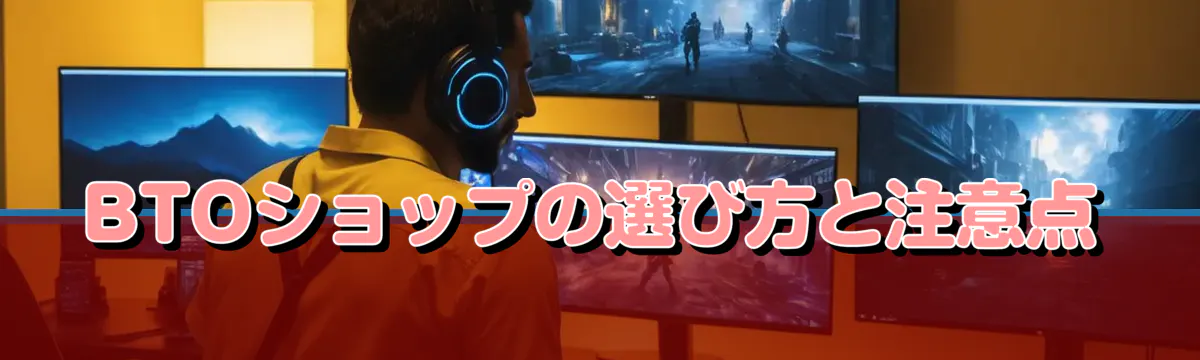 BTOショップの選び方と注意点
