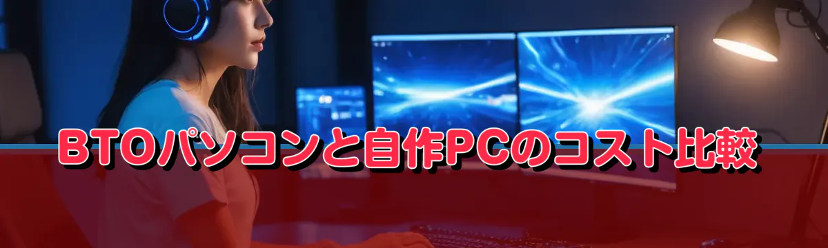 BTOパソコンと自作PCのコスト比較