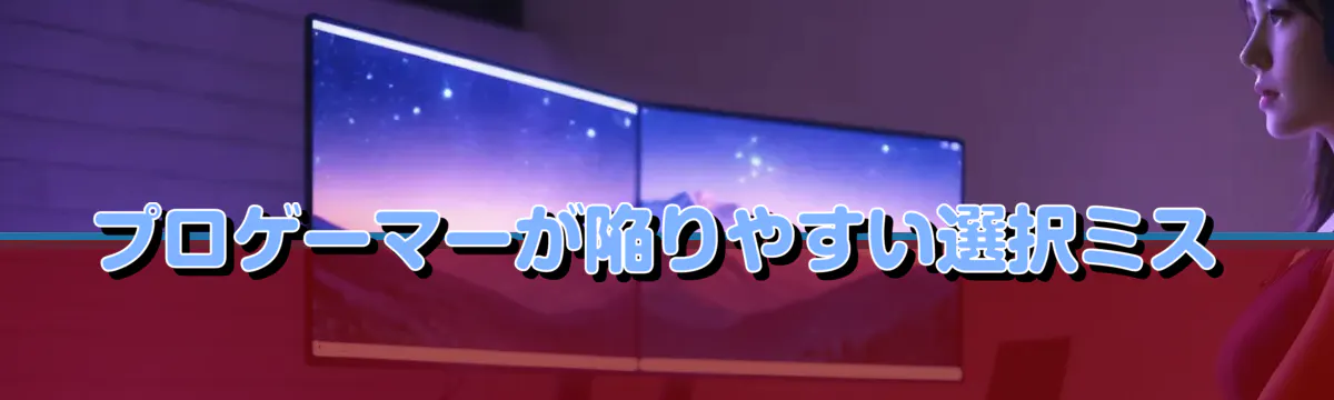 プロゲーマーが陥りやすい選択ミス