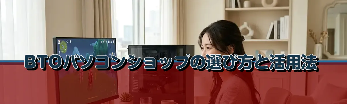 BTOパソコンショップの選び方と活用法