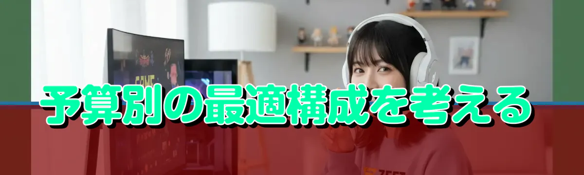 予算別の最適構成を考える