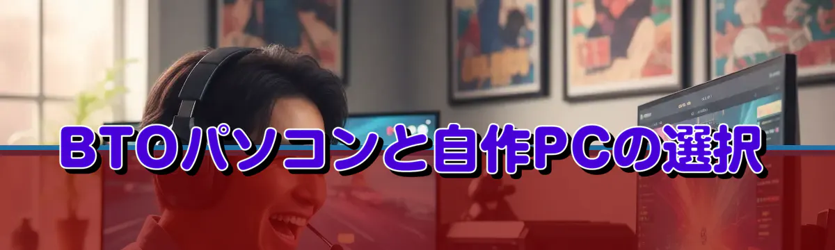 BTOパソコンと自作PCの選択