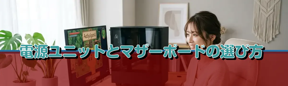 電源ユニットとマザーボードの選び方