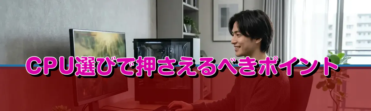 CPU選びで押さえるべきポイント