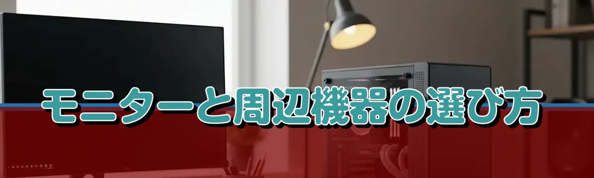 モニターと周辺機器の選び方