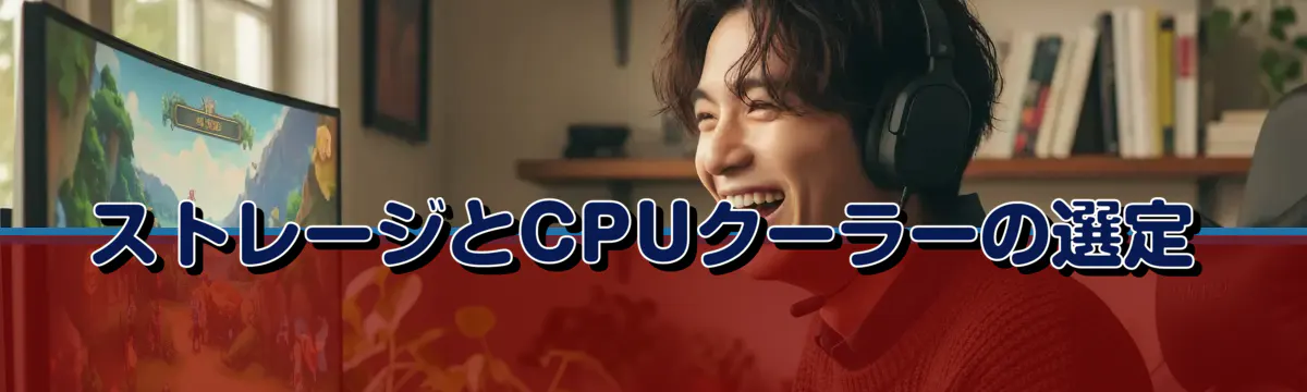 ストレージとCPUクーラーの選定