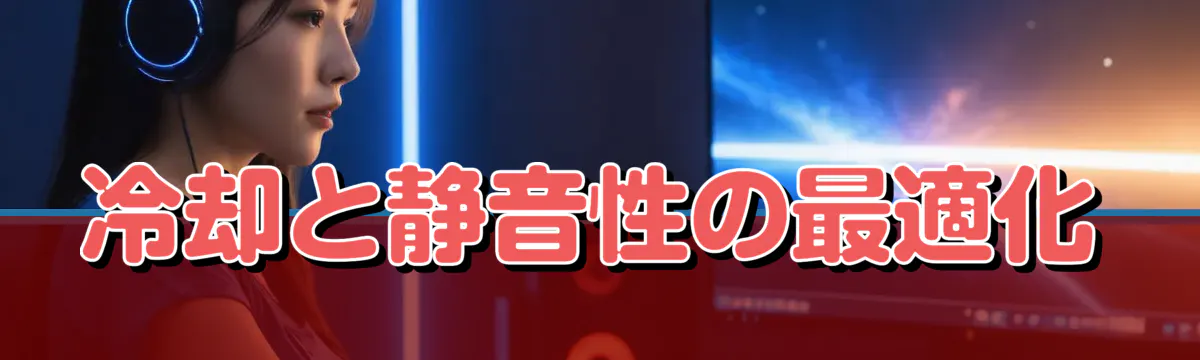 冷却と静音性の最適化