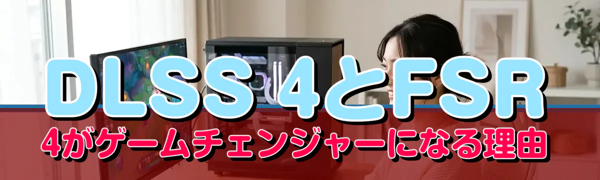 DLSS 4とFSR 4がゲームチェンジャーになる理由
