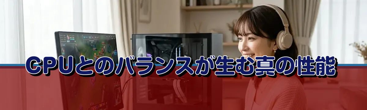 CPUとのバランスが生む真の性能