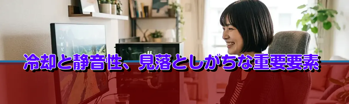 冷却と静音性、見落としがちな重要要素