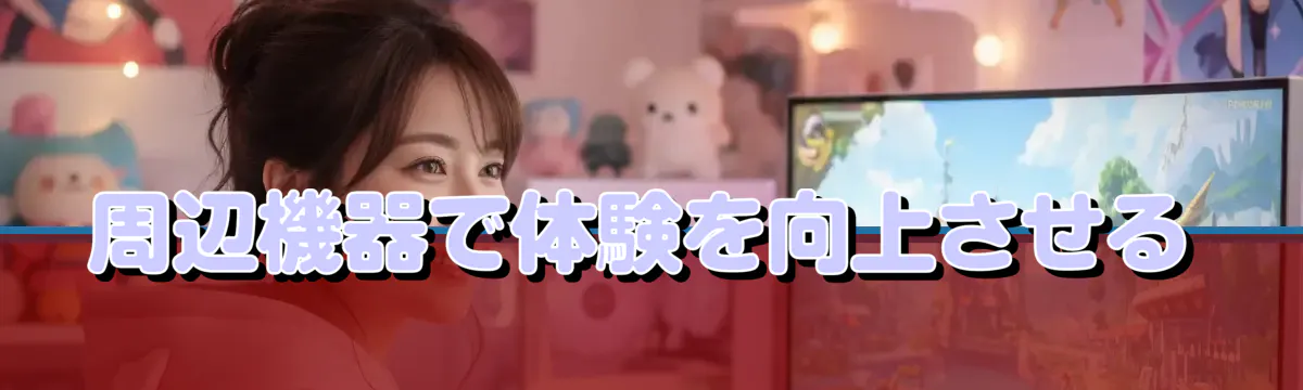 周辺機器で体験を向上させる