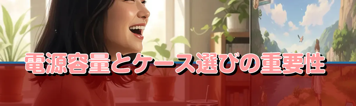 電源容量とケース選びの重要性