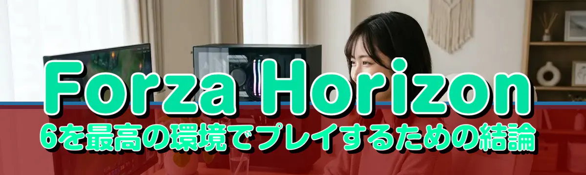 Forza Horizon 6を最高の環境でプレイするための結論