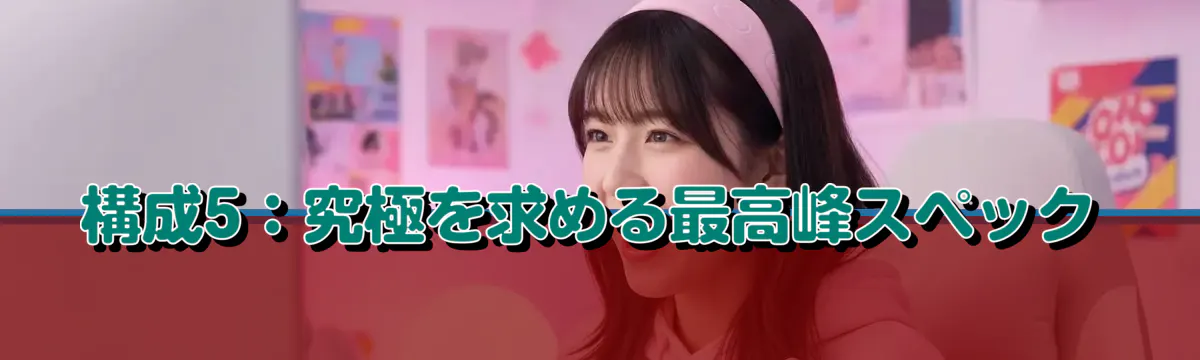 構成5:究極を求める最高峰スペック