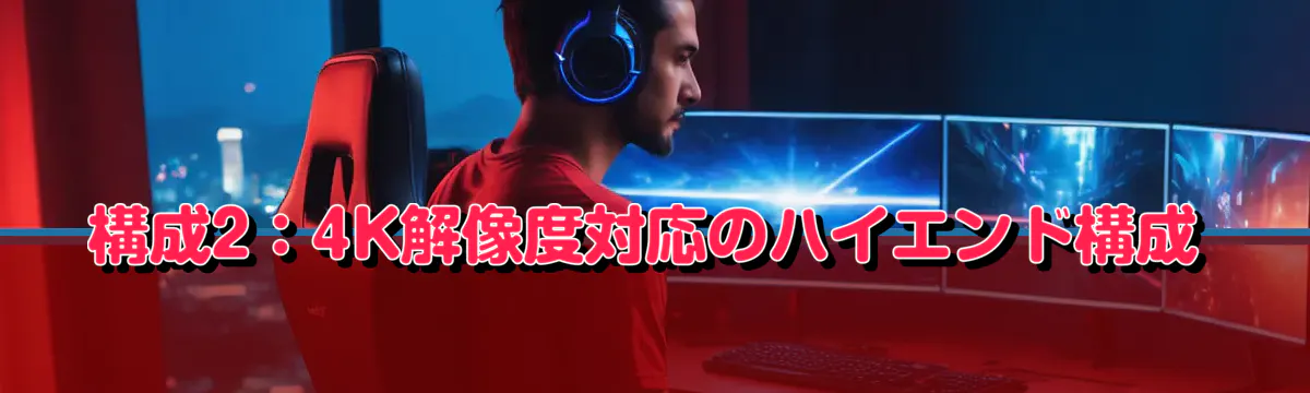 構成2：4K解像度対応のハイエンド構成