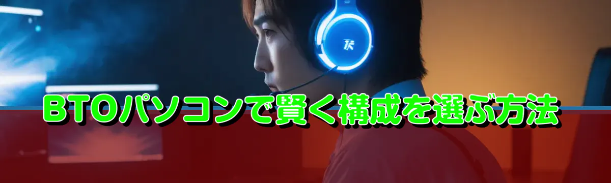 BTOパソコンで賢く構成を選ぶ方法
