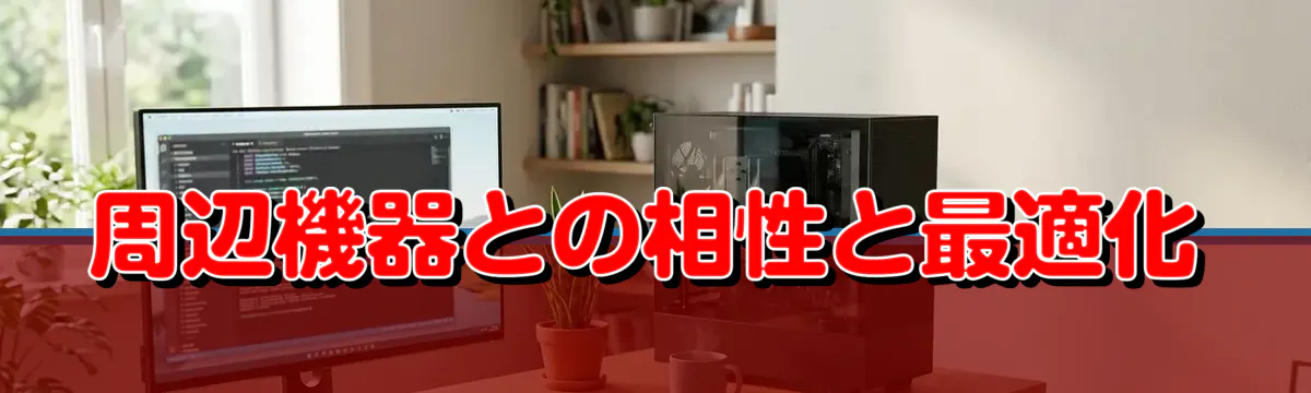 周辺機器との相性と最適化