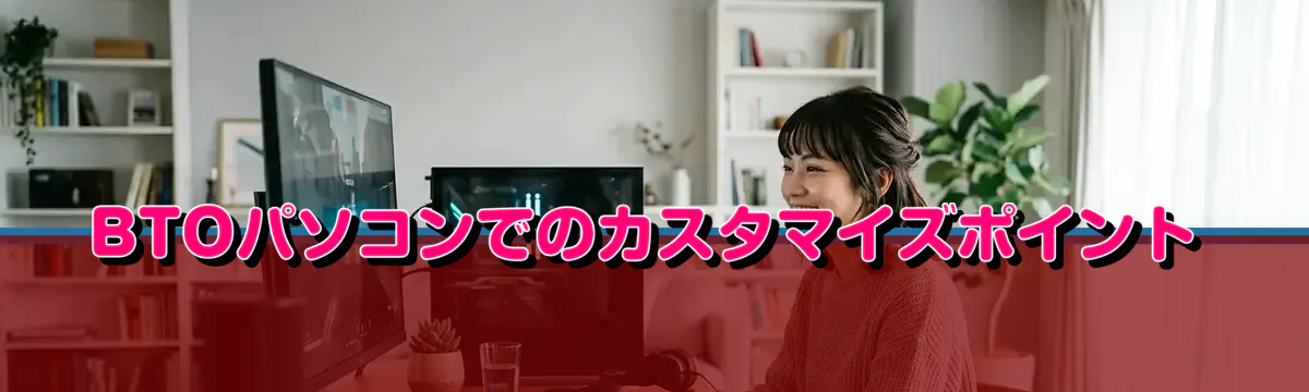 BTOパソコンでのカスタマイズポイント