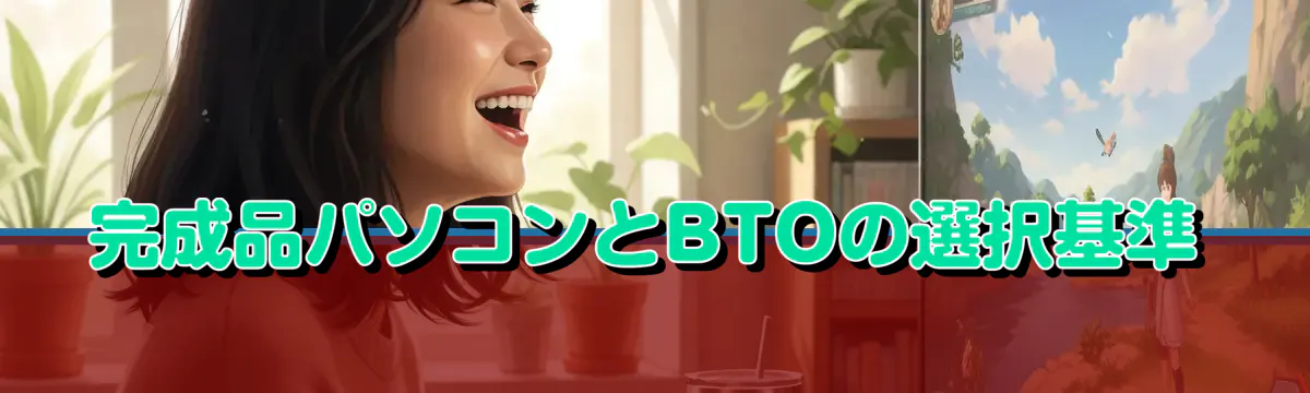 完成品パソコンとBTOの選択基準