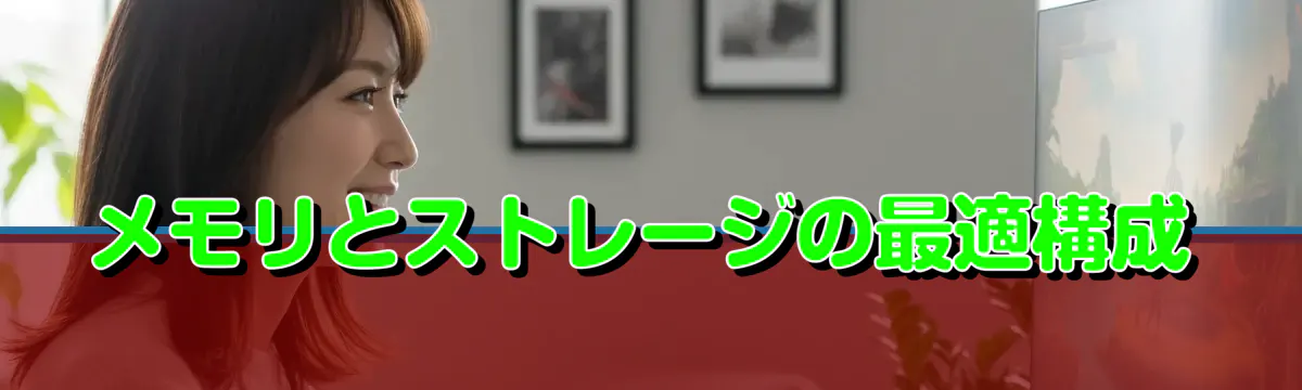 メモリとストレージの最適構成