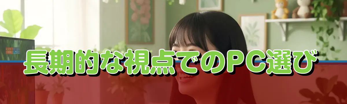 長期的な視点でのPC選び