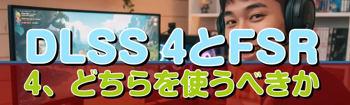 DLSS 4とFSR 4、どちらを使うべきか