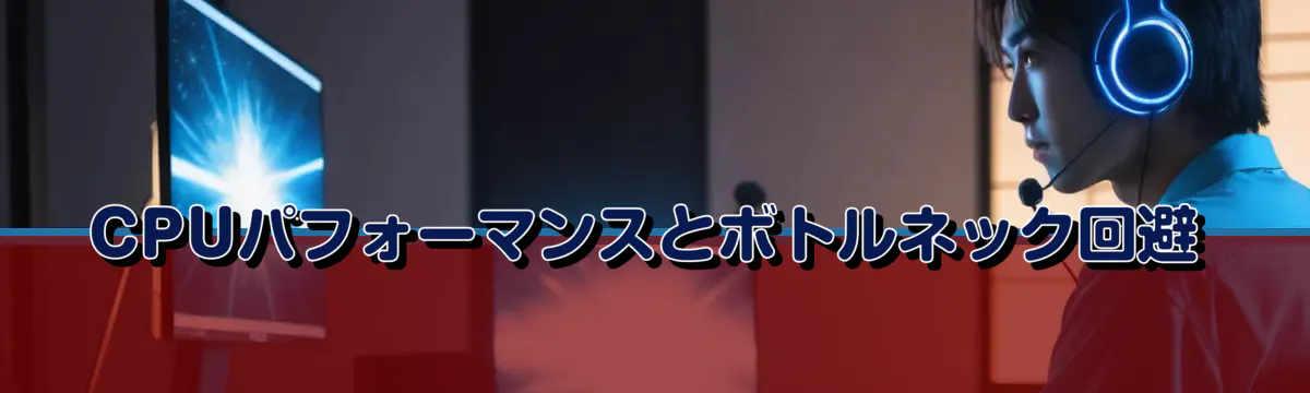 CPUパフォーマンスとボトルネック回避