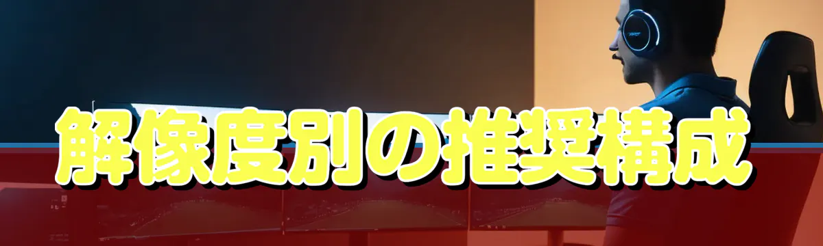 解像度別の推奨構成