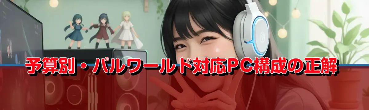 予算別・パルワールド対応PC構成の正解