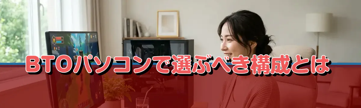 BTOパソコンで選ぶべき構成とは
