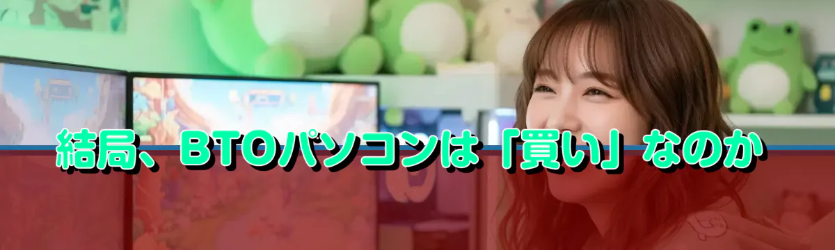 結局、BTOパソコンは「買い」なのか